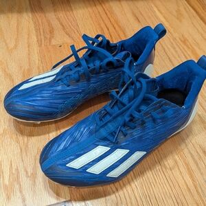 Adidas Blue Adizero Cleats